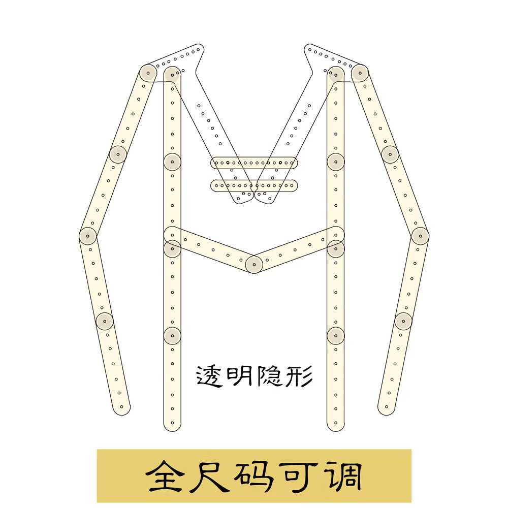 누끼 옷걸이 촬영 아크릴 배경 의류 사진 투명 도구 상의 - 상세 이미지 5