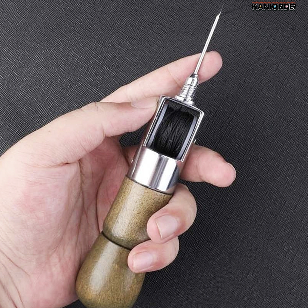 가죽 바늘 키트 핸드메이드 공예 도구 가방 스티칭 DIY 손바늘 - 상품 이미지