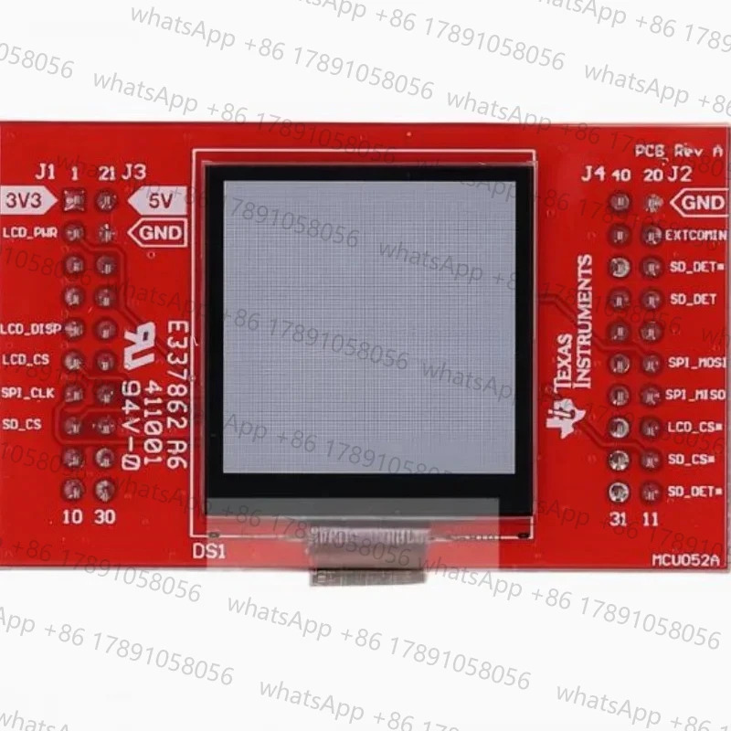 원본 BOOSTXL-SHARP128 SHARP128 128x128 메모리 LCD 평가 보드