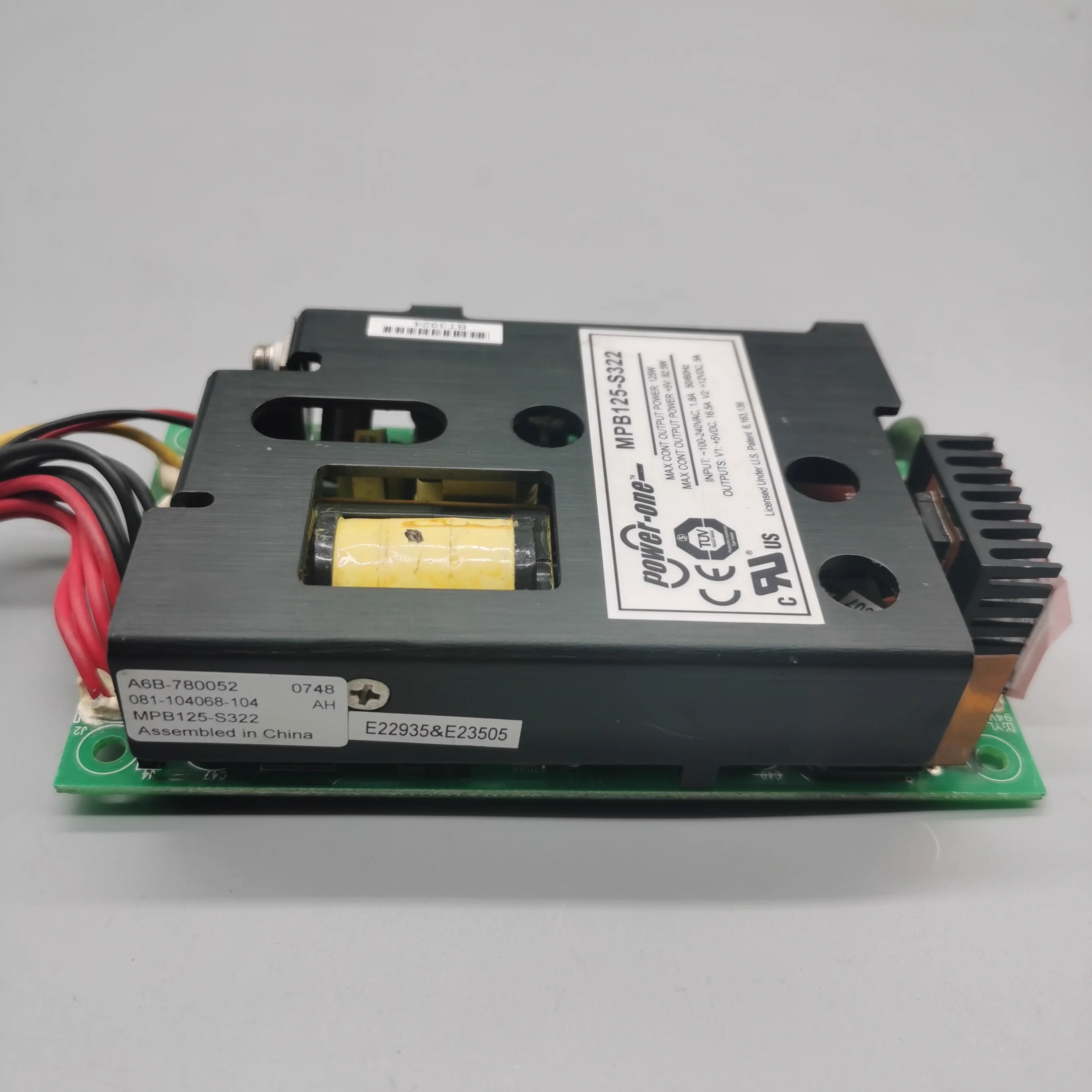 POWER-ONE 125W 전원공급장치 MPB125-S322거새 원본 PSU가 새 처럼 작동함