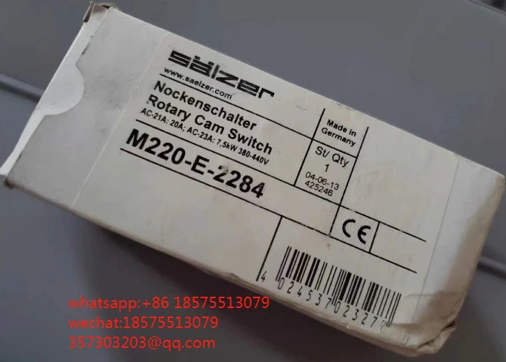 Salzer M220-E-2284 CAM 스위치로터리 스위치 기어 4 개