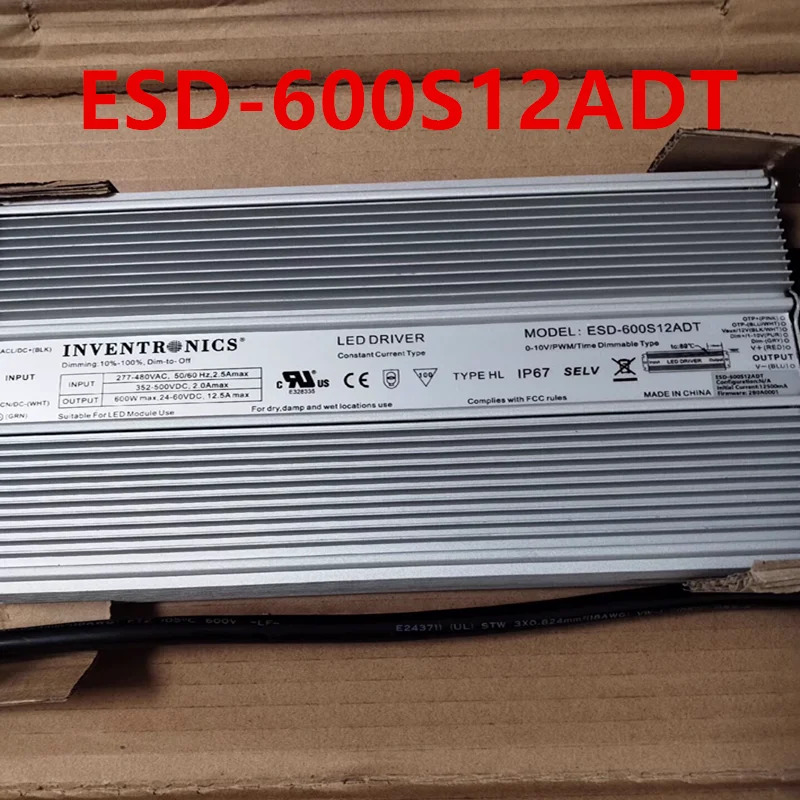 INVENTRONICS 24-60V 600W 전원공급장치 ESD-600S12ADT거새 미사전원공급장치