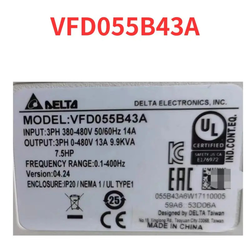 VFD055B43A 주파수 변환기 리퍼 완료