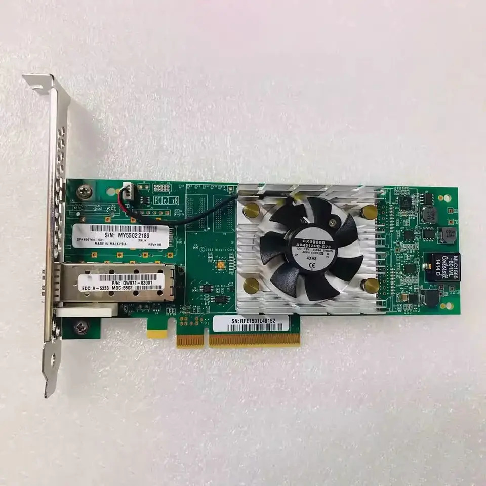 hp호환 QW971A-63001 699764-001 SN1000Q 단일 포트 HBA 파이버 채널 카드 QLE2660-hp호환 QLE2660 16 Gbit/s