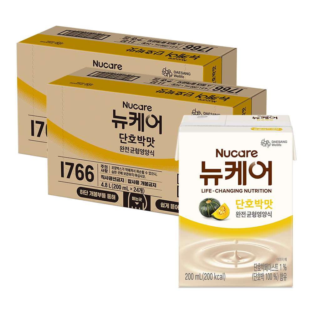뉴케어 단호박맛 완전균형영양식 200ml, 48개 - 상품 이미지