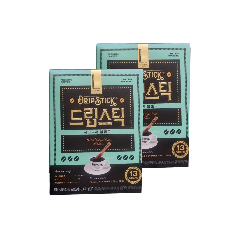 루카스나인 리저브 드립 스틱 시그니처 블렌드 3g 13개입 x2개 - 상품 이미지