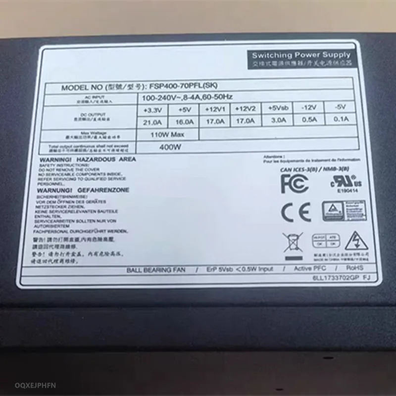 FSP 400W FSP400-70PFLSK FSP400-70PFL FSP400-60PFG 300W FSP300-60PFG FSP250-60PFG 새 전원공급장치