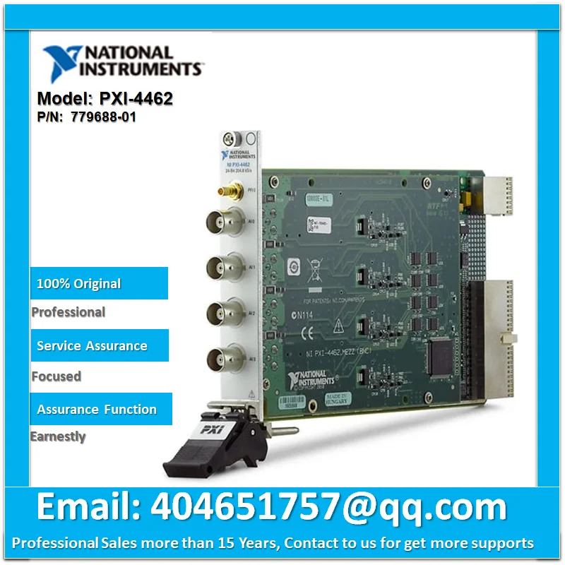 NI PXI-4462 4 입력 동적 신호 분석기 779688-01