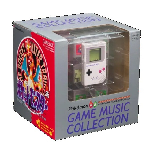 포켓몬센터 레드 그린 게임뮤직컬렉션 한정판 게임보이형 머신 GAME MUSIC COLLECTION with GAME BOY형 - 상품 이미지