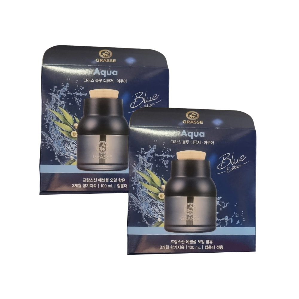 불스원 그라스 디퓨저 블루 차량용 방향제 아쿠아 100ml x2개 - 상품 이미지
