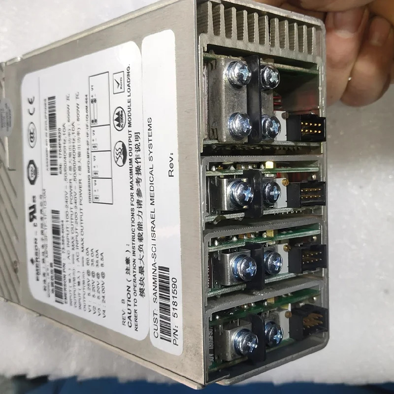 에머슨오리지널 리퍼 전원공급장치 MP6-2F-1F-1F-1Q-0M 760-6064 800W