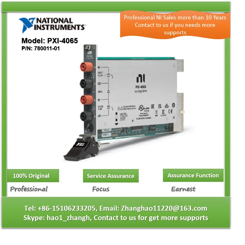 NI PXI-4065 멀티미터 모듈식 기기 780011-01