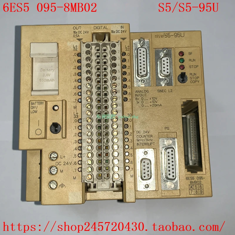 S5 모듈 6ES5095-8MB01 8MB02 6ES5095-8MB03 8MB04