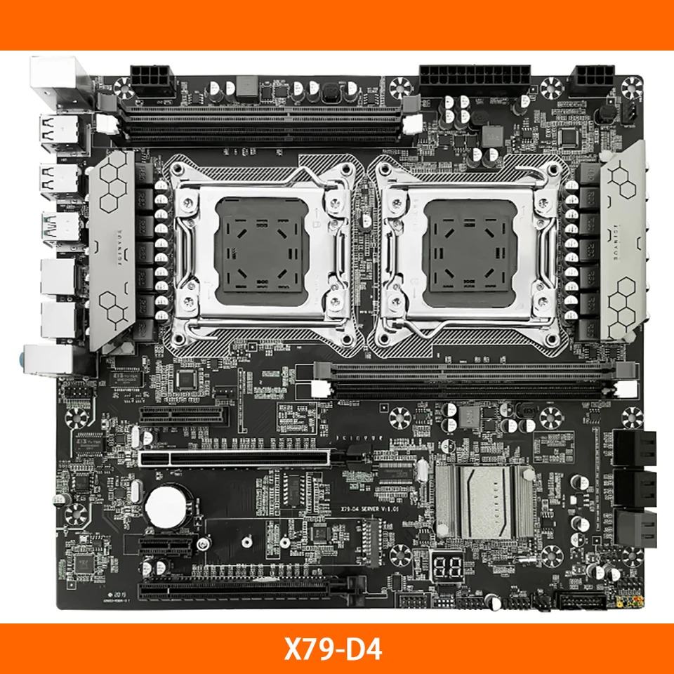 JGINYUE X79-D4 X79 양방향 E- LGA 2011 DDR3 256G 데스크탑 마더보드