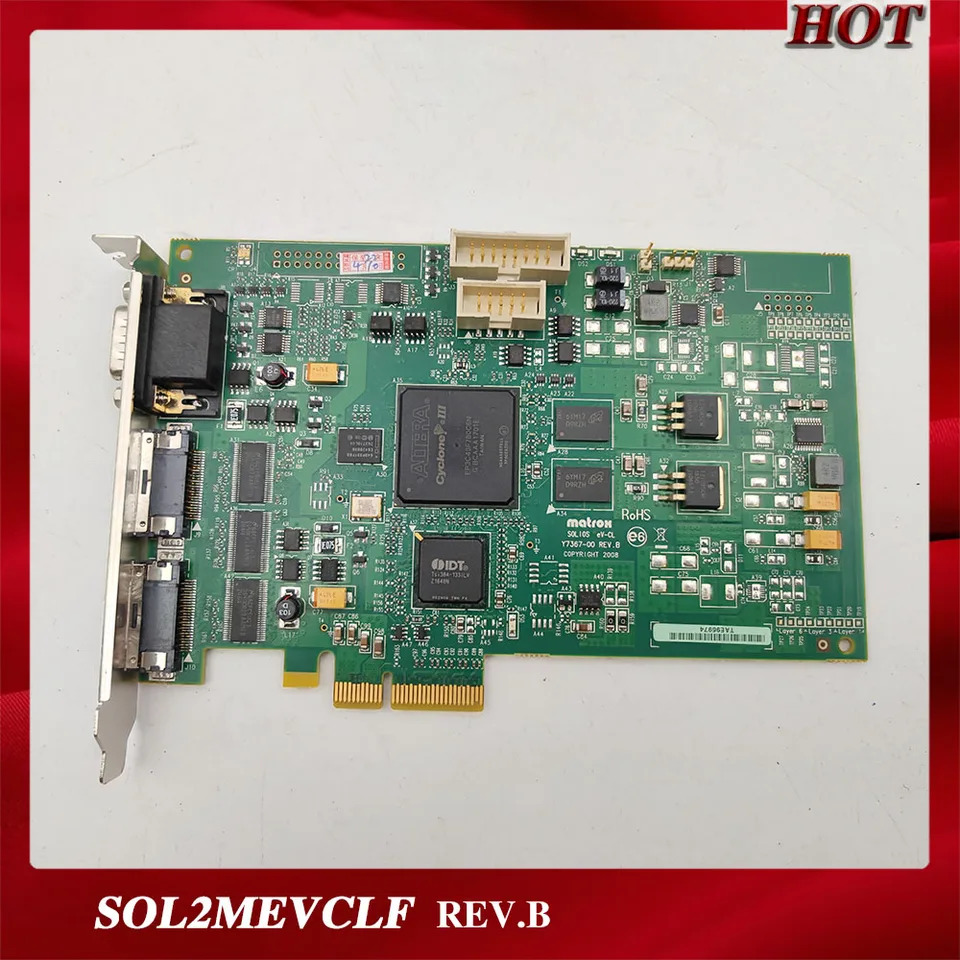 MATROX SOL2MEVCLF SOLIOS ev-CL Y7367-00 RE V.B PCIe 4 프레임 그래버