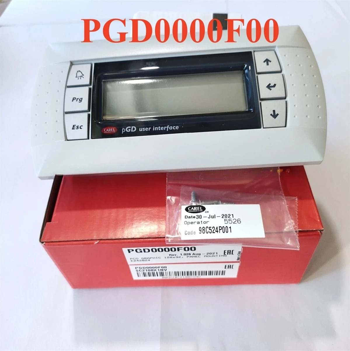PGD0000F00 또는 PGD0000F01 오리지널 오퍼레이터 패널