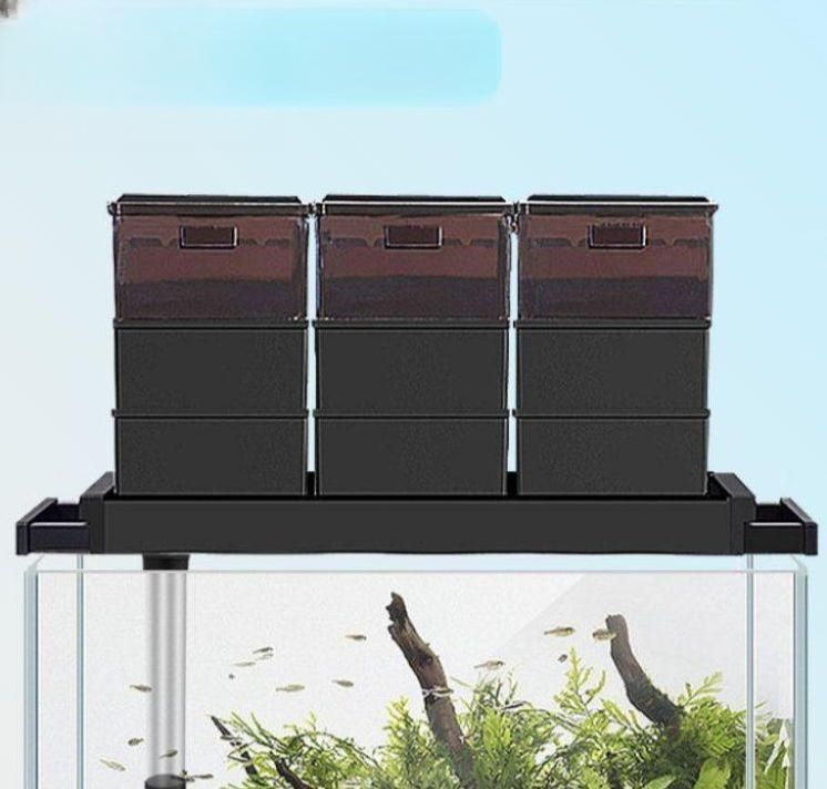 어항 상면여과기 수조 걸이식 드립박스 수질 거북이 연못 상면 합금 아크릴 - 상세 이미지 3