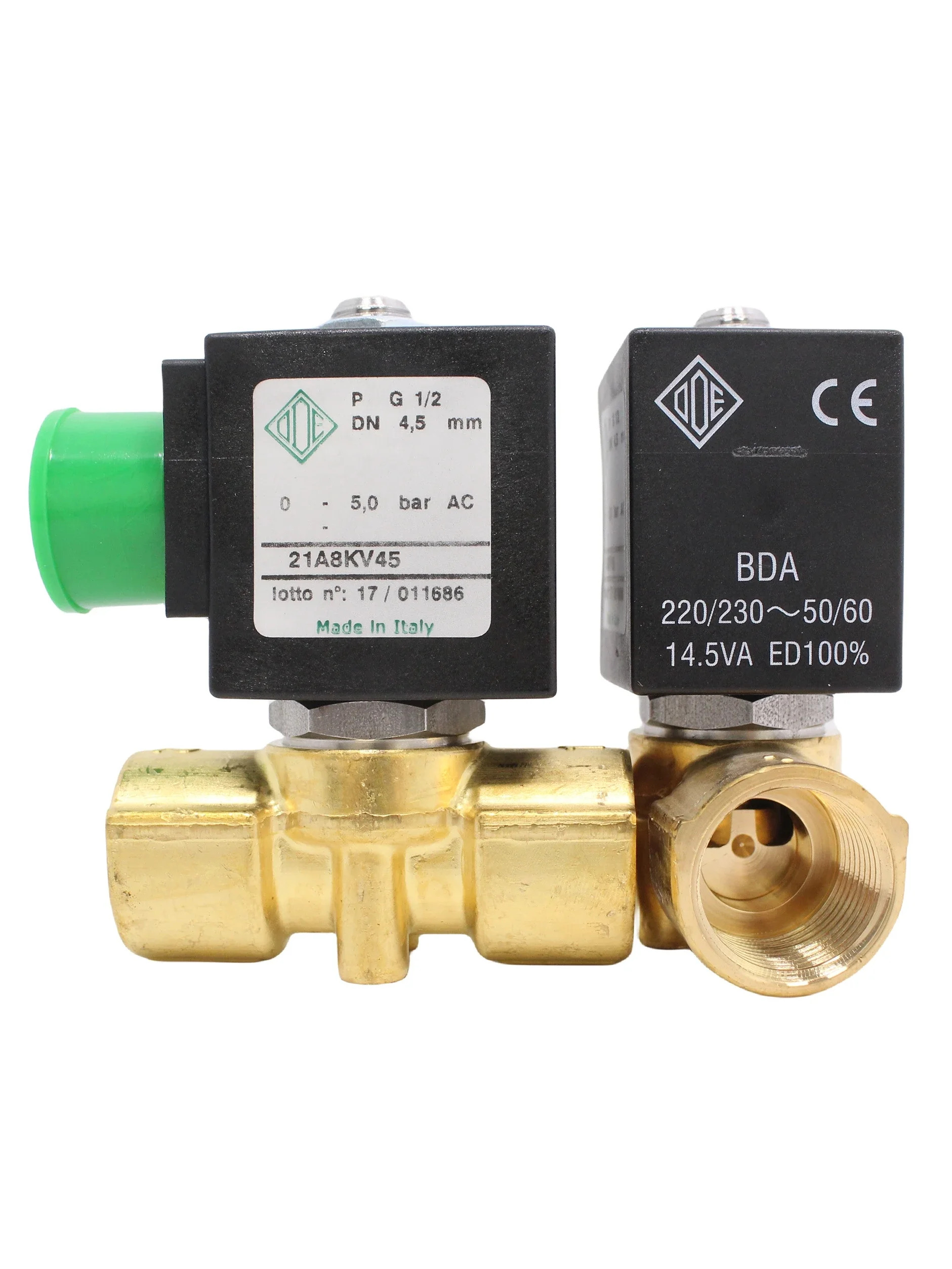 양방향 솔레노이드 밸브 정상 개방 21A8KV55 21A8KT45 21A8ZV55D 4/2