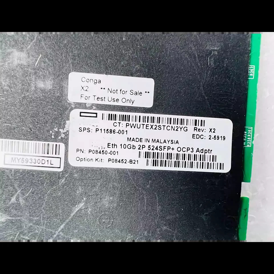 이전기 포트가 hp호환기가비트 네트워크 카드 524SFP OCP3 ADPTR QL41132HQCU-HE P08452-B21 P08450-001