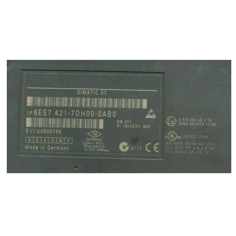 S7-400 시리즈 디지털 수량 입력모듈 6ES7 421-7DH00-0AB0 422-1BH11-0AA0 PLC 완전히 리퍼