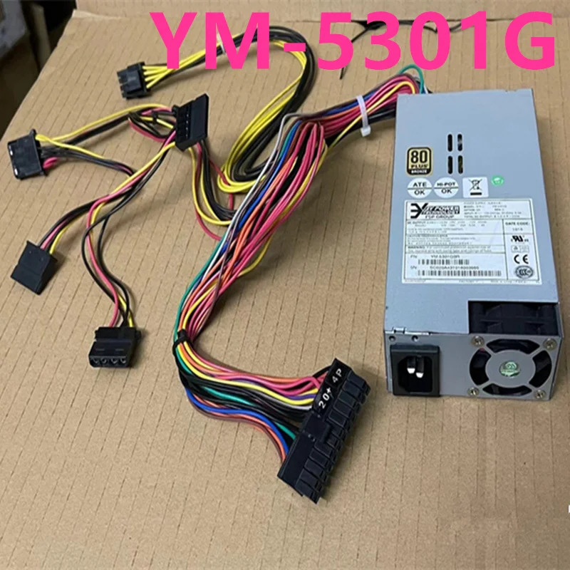 3Y Flex Small 1U 검정색 24핀 300W YM-5301G YM-5301GBR새 원본 전원공급장치
