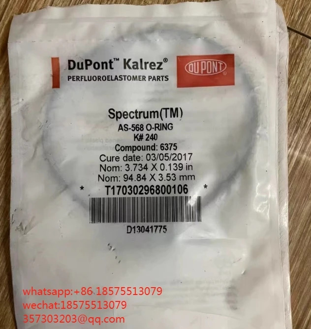 도장 링 6375 Kalrez 6375K-240 94.84x3.53 T17030296800106 AS-568