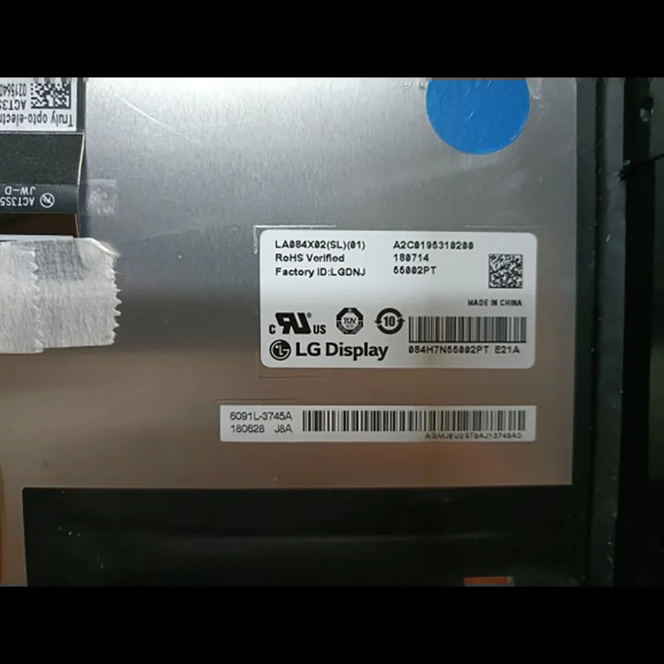 산업화면 밝기 1200 해상도 LA084x02 8.4 인치 1024x768