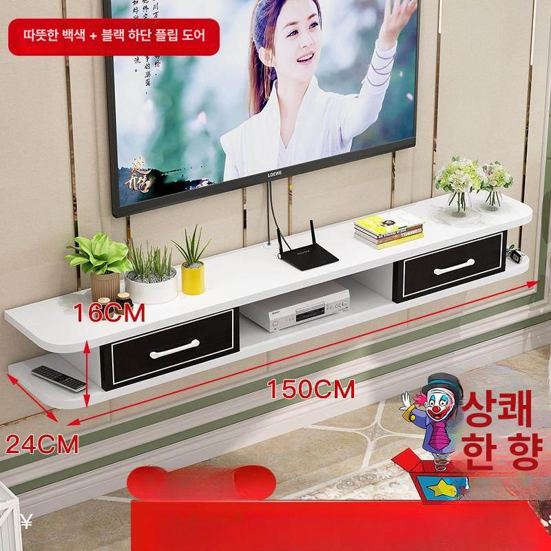 벽걸이 티비다이 거실 인테리어선반 벽선반 무지주 거치대 파이프선반 선반장 지지대 - 상세 이미지 4