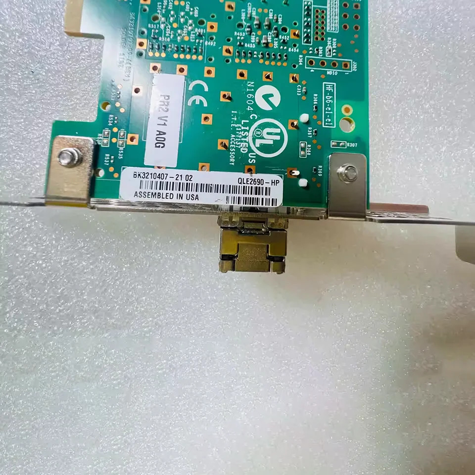 단일 전기 포트 HBA 파이버 채널 카드 QLE2690-hp호환 hp호환E SN1100Q P9D93A 853010-001 16GB