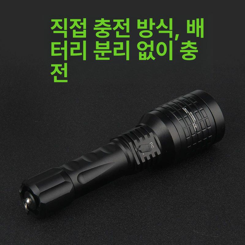 고성능 고휘도손전등 렌턴 배터리 초강력 써치라이트 줌라이트 후레쉬라이트 - 상세 이미지 5