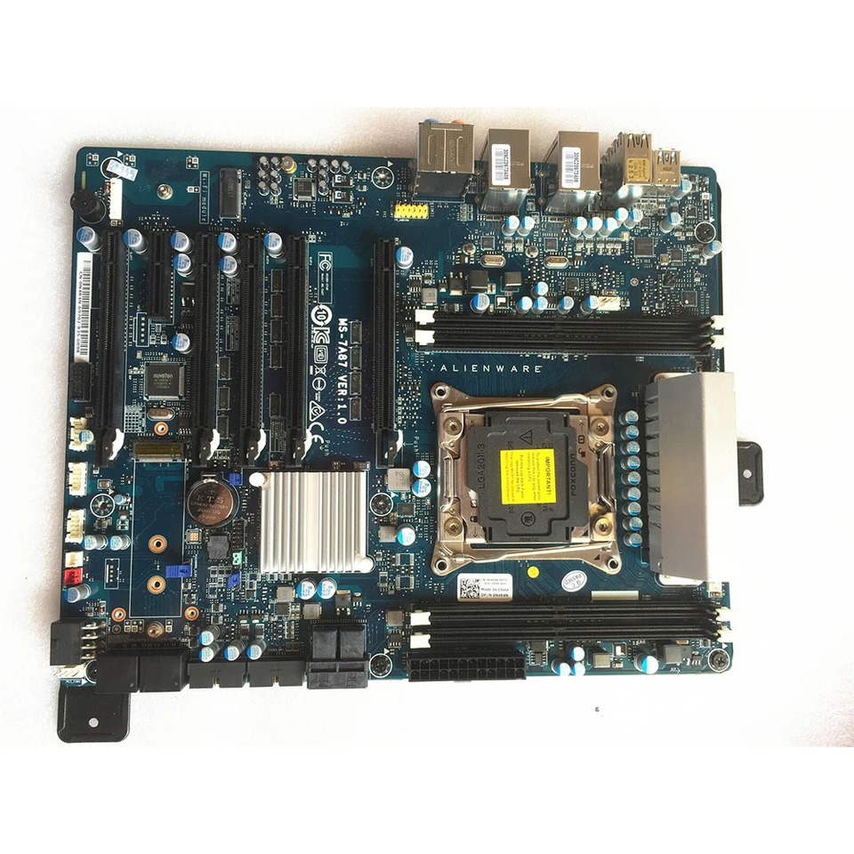 Dell Alienware Area 51 R4 R5 X299 2066 M.2 N4R4N THJX5 데스크탑 마더보드 MS-7A87 카드 후