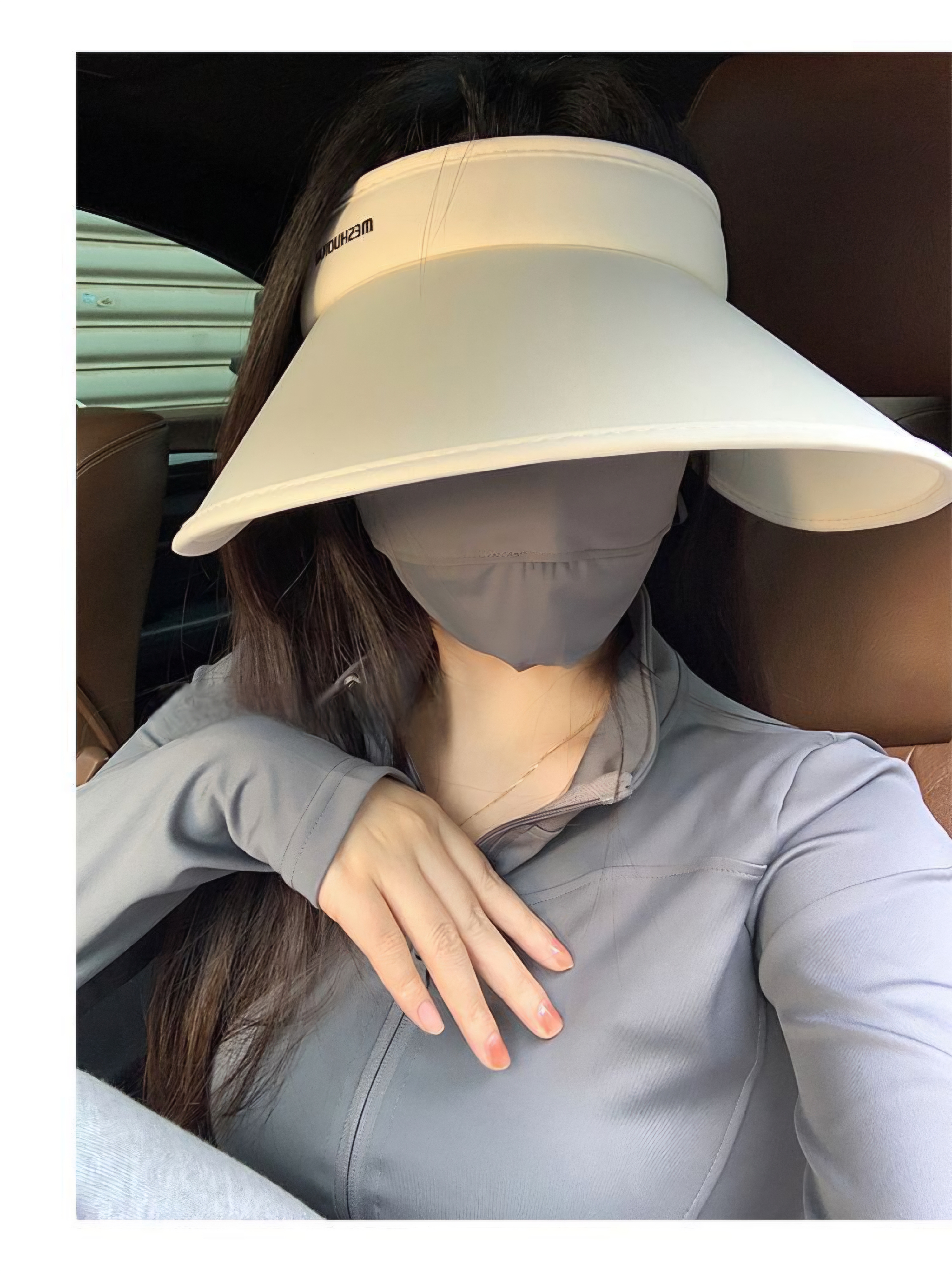 썬캡 돌돌이썬캡 자외선차단 햇빛차단 햇빛가리개 여름모자 - 상세 이미지 3