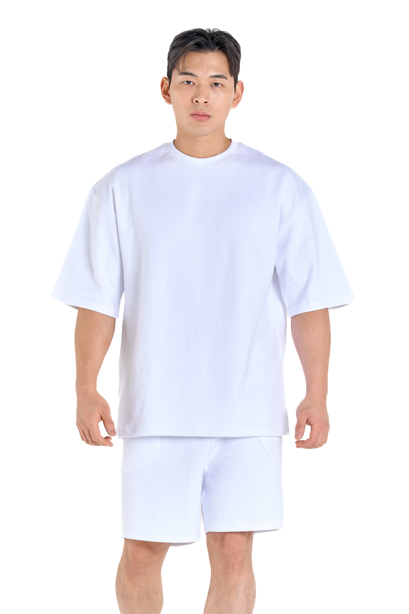 브이엔에프 [3PACK] 특양면 헬스오버핏반팔 두꺼운반팔 이미지 6