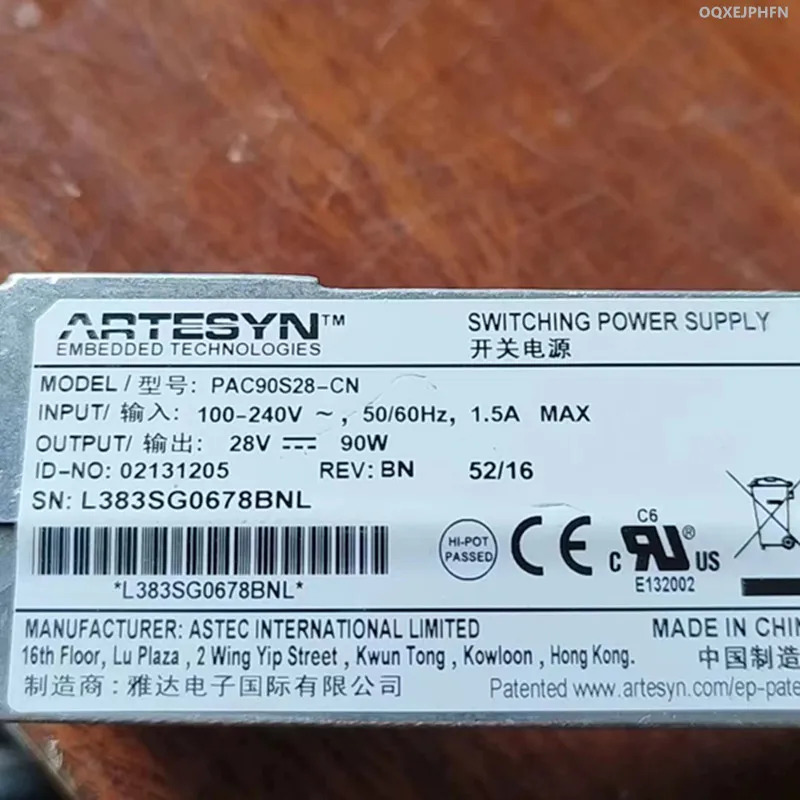 VMAX/ARTESYN 90W PAC90S28-CN 5V5A 15V1.2A -15V0.6A 30W VC30AC220D전원공급장치 분해