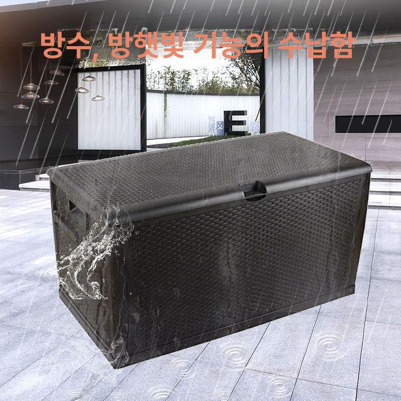 수납장 조립식창고 미니창고 실외 발코니 플라스틱창고 캐비닛 간이 타입 원예 - 상세 이미지 5