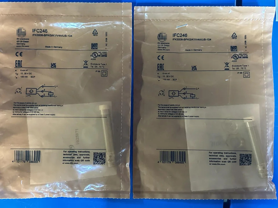 IFM 유도 스위치 센서IFC246 IFK3008-BPKG/K1/V4A/US-104