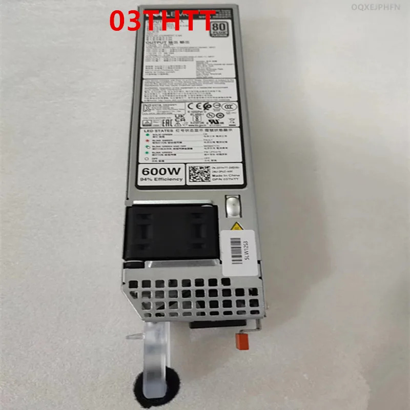 DELL R450 R650 R750 R750XS R650XS 600W 3THTT 03THTT D600E-S0 DPS-500AB-52 A 새 원본 전원공급장치