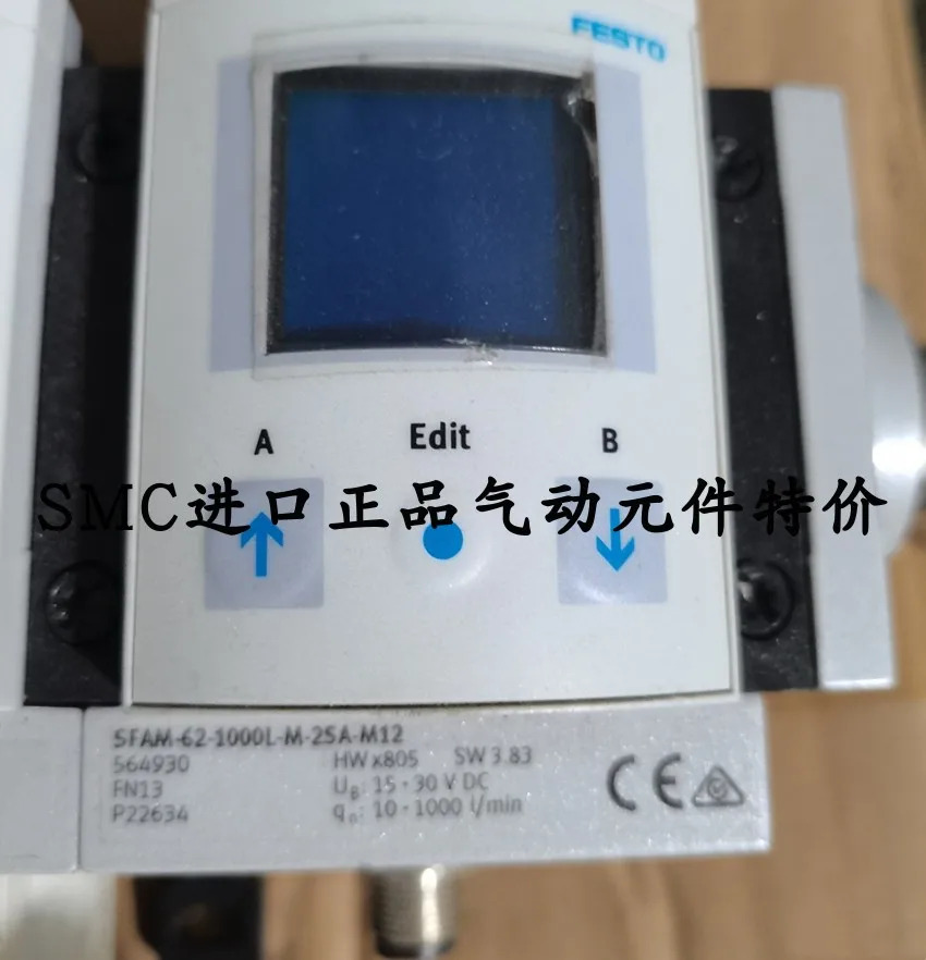 FESTO 오리지널 유량센서 SFAM-62-1000L-M-2SA-M12 564930