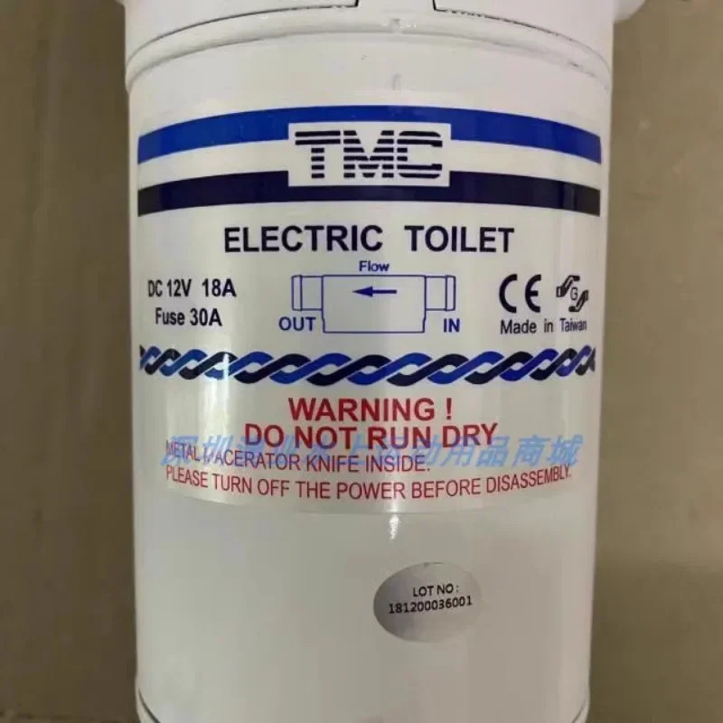 TMC 전기 요트 보트 변기 펌프 모터 커미션 대만 12V 24V