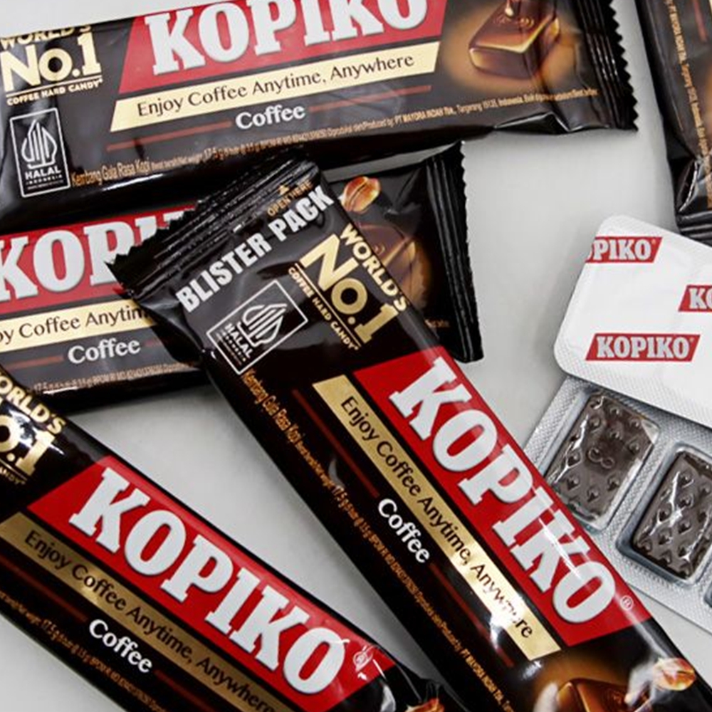 코피코 5봉지 kopiko 운전 졸릴때 잠깨는사탕 피곤할때먹는 커피코 오리지널 커피맛 - 상품 이미지
