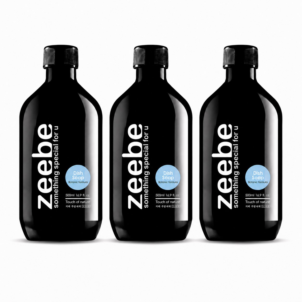 지베 천연 EM 주방세제 젖병세정제 1종 유아 식기 세정 과일세척 500ml 그린애플향 - 상세 이미지 4