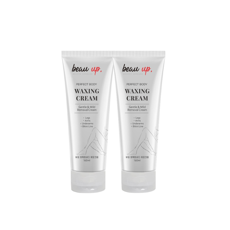 뷰업 퍼펙트바디 왁싱크림 160ml 2개 구성 셀프왁싱크림 남자다리털제모 - 상품 이미지