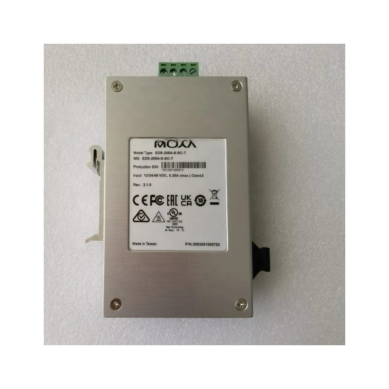 MOXA EDS-205A-S-SC-T 비형 이더넷 스위치 10/100BaseTX 포트 4 개