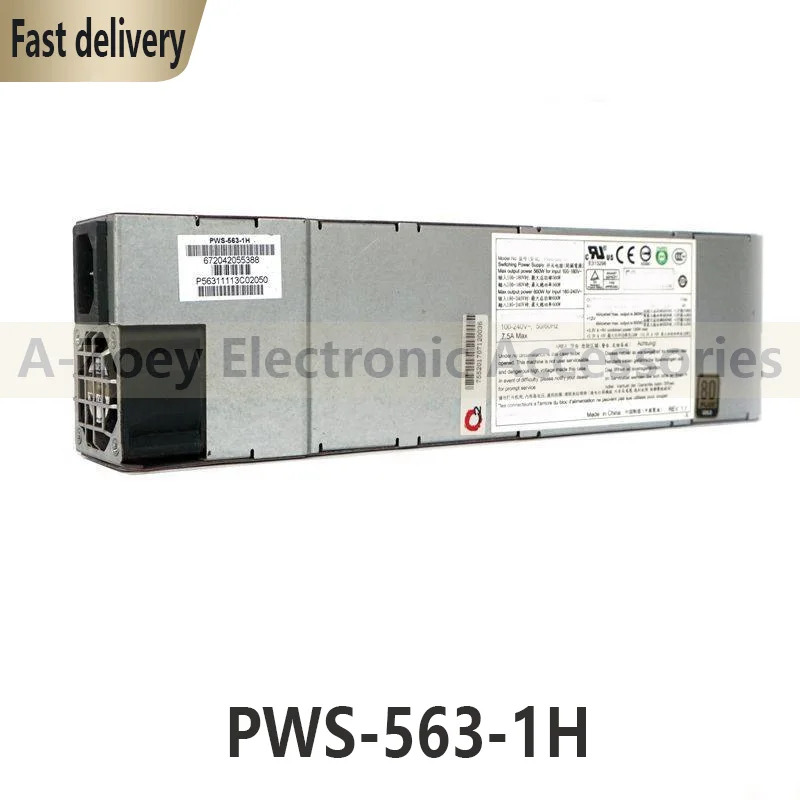 오리지널 PWS-563-1H 서버 산업전원공급장치