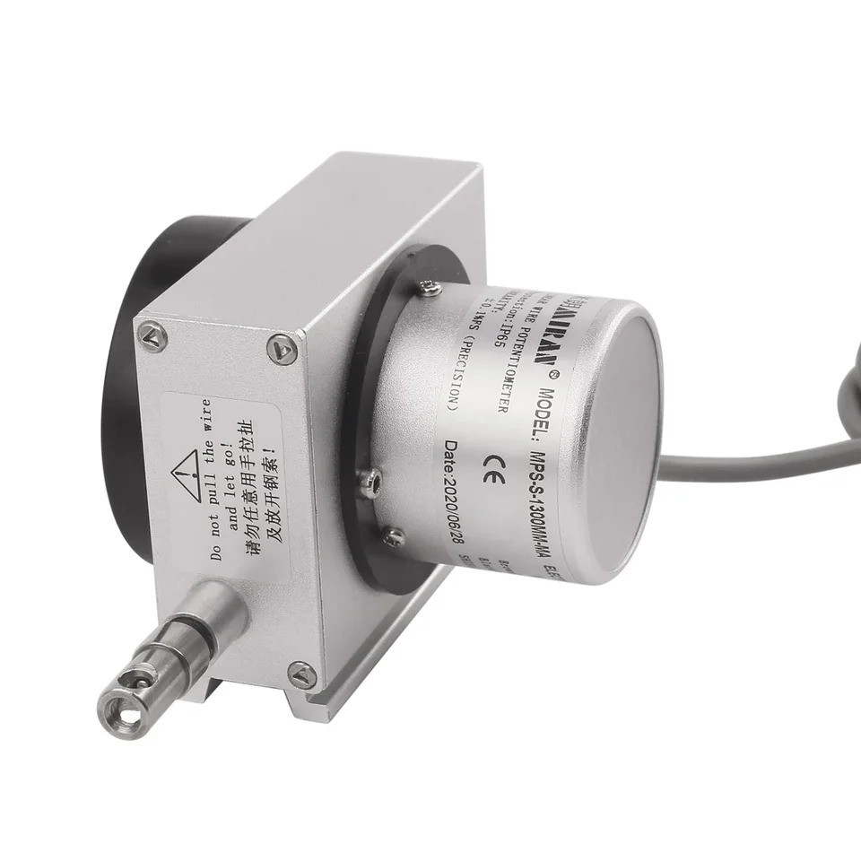 MIRAN MPS-S-1300mm-mA 로프 와이어 위치 센서 전류 출력 측정 변위 4-20mA