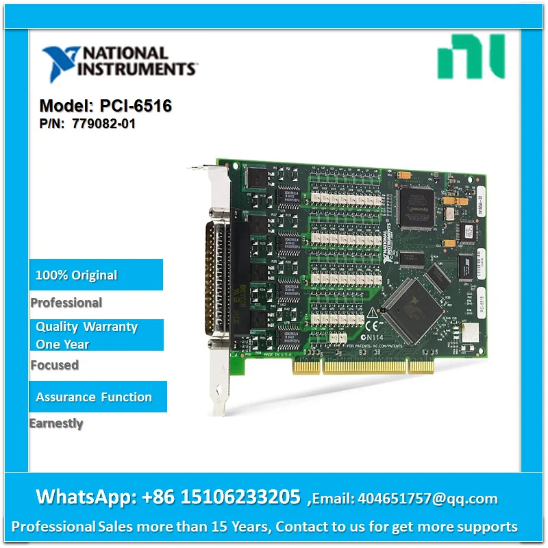 NI PCI-6516 디지털 I/O 장치 모듈 779082-01