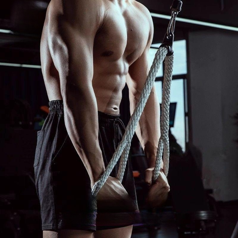 삼두 케이블머신 근력 홈짐 핸들 로프 랫풀다운 장비 등운동 웨이트 케이블그립 - 상세 이미지 3