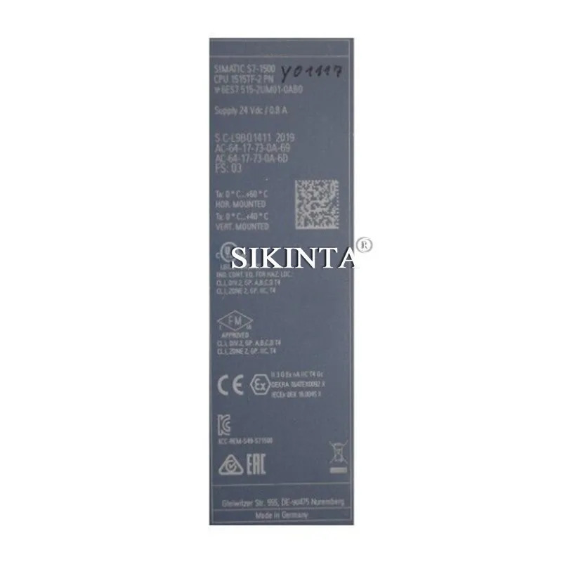 S7-1500 CPU 1515TF-2PN 중앙 프로세서 모듈 6ES7515-2UM01-0AB0 6ES7516-3TN00-0AB0 6ES7516-3UN00-0AB0 완전 리퍼