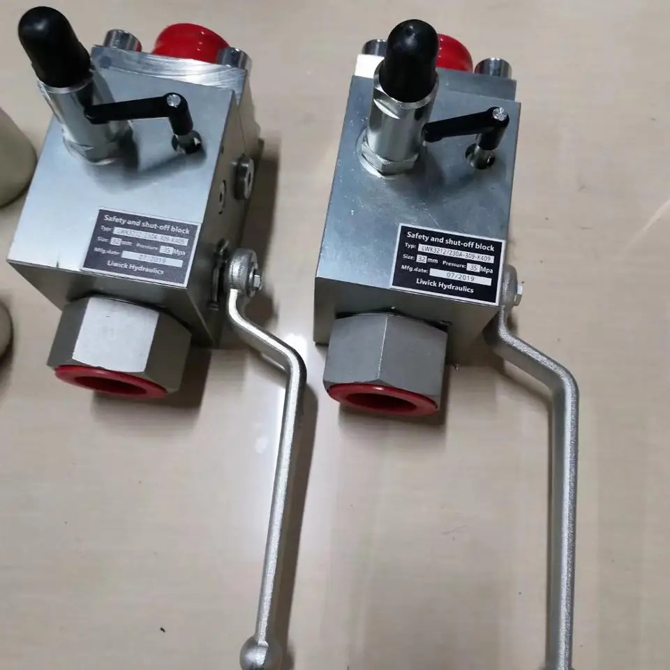 유압 밸브 블록 SAF20M12N210A-S13 안전 차단