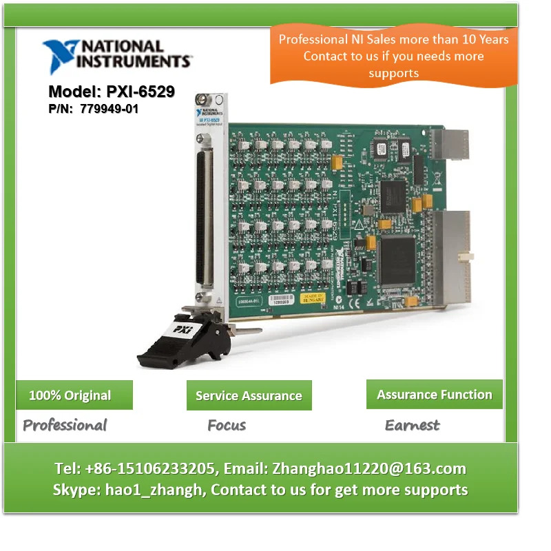 NI PXI-6529 779949-01 PXI 디지털 입출력 DAQ 신호 조절